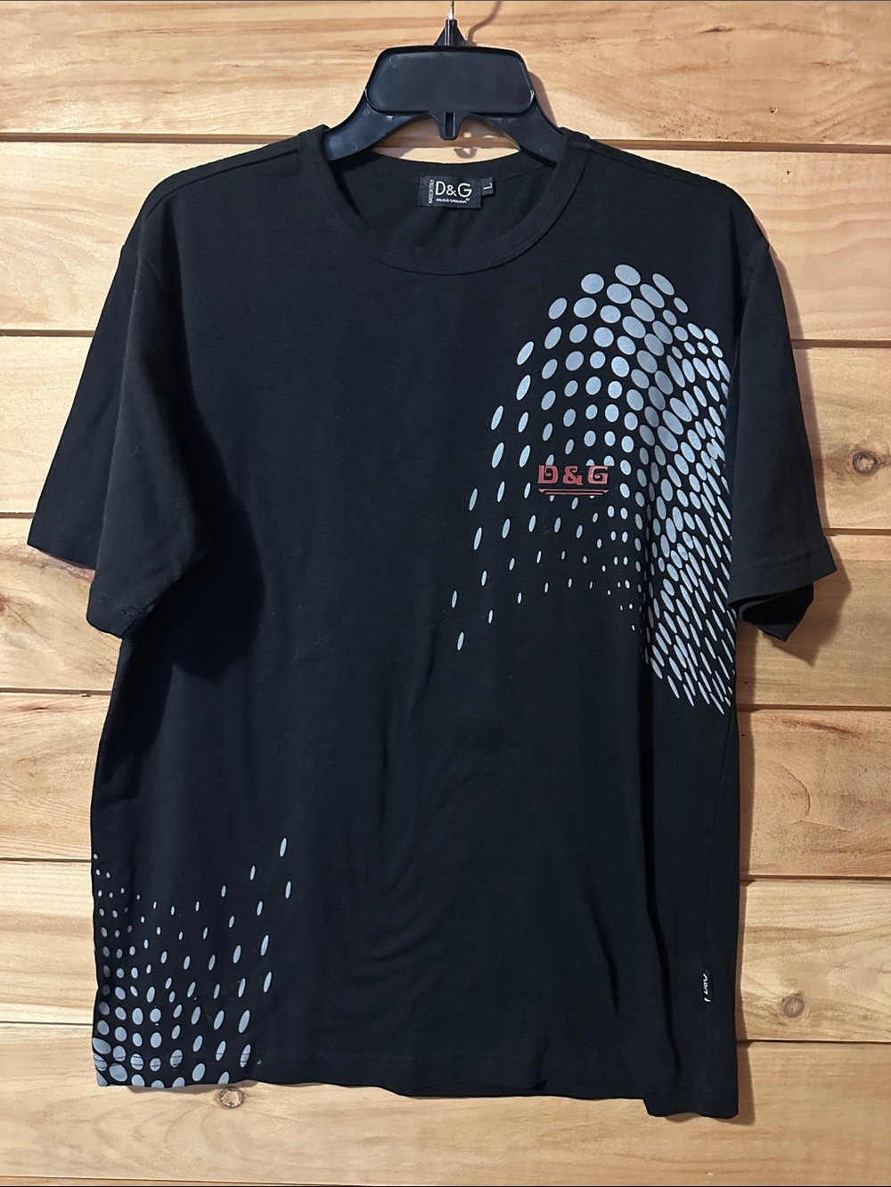 Dolce & Gabbana Black Graphic Men's T-shirt Size Large